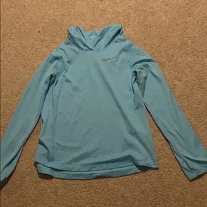 Blue Nike hoodie in great condition